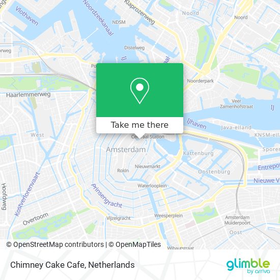 Chimney Cake Cafe Karte