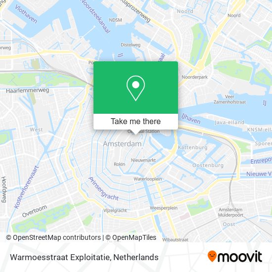 Warmoesstraat Exploitatie Karte