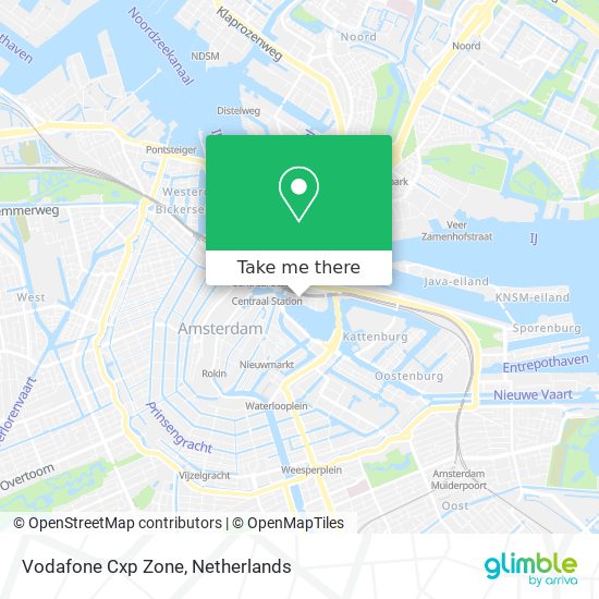 Vodafone Cxp Zone map