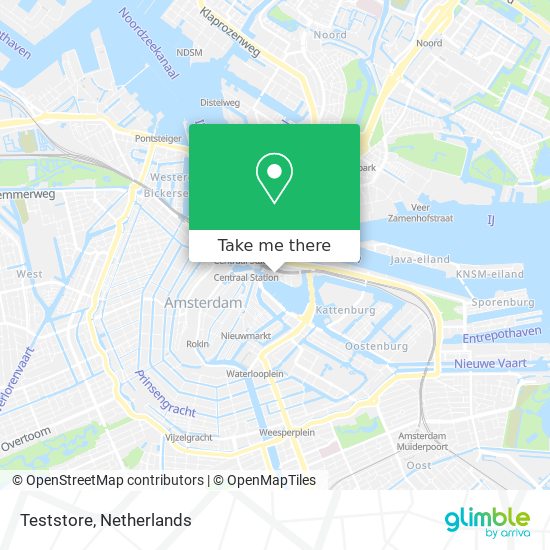 Teststore map