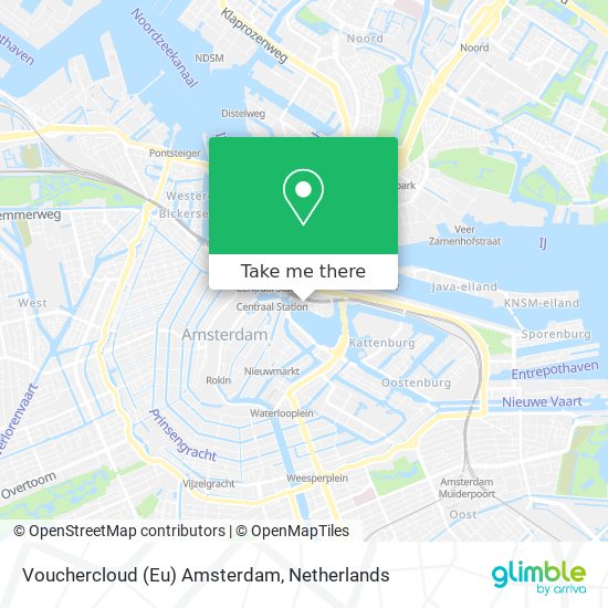 Vouchercloud (Eu) Amsterdam map