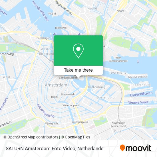 SATURN Amsterdam Foto Video Karte