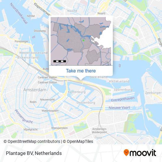 Plantage BV map