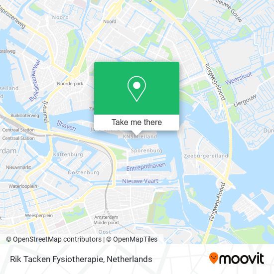 Rik Tacken Fysiotherapie map