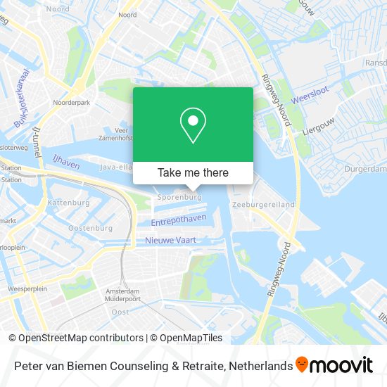 Peter van Biemen Counseling & Retraite map
