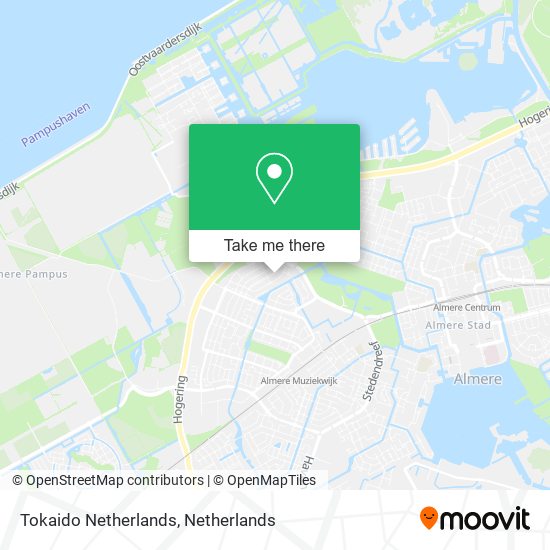 Tokaido Netherlands Karte