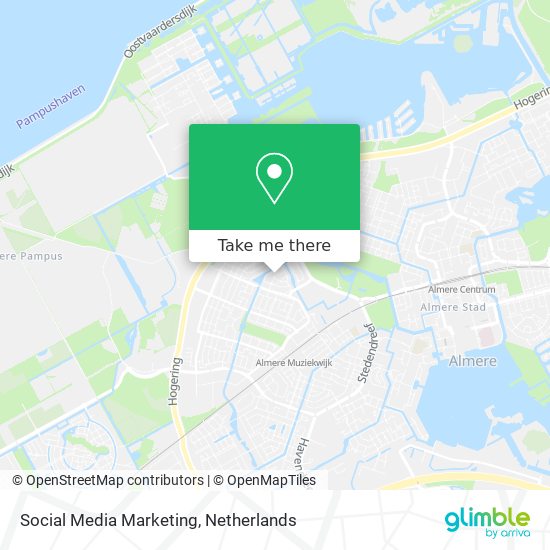 Social Media Marketing Karte