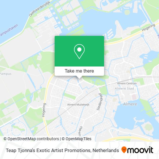 Teap Tjonna's Exotic Artist Promotions map