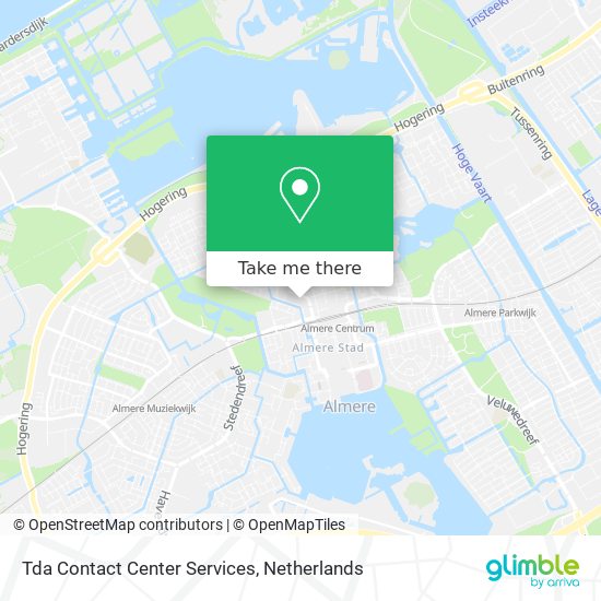 Tda Contact Center Services Karte