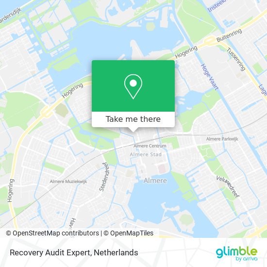 Recovery Audit Expert map