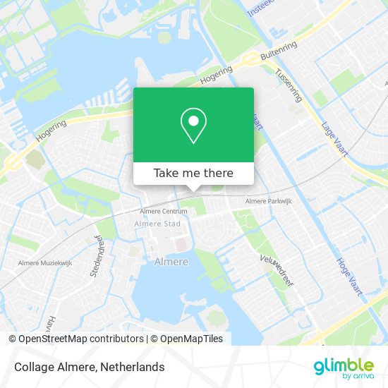 Collage Almere map