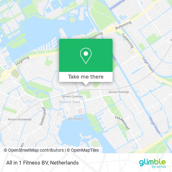 All in 1 Fitness BV map