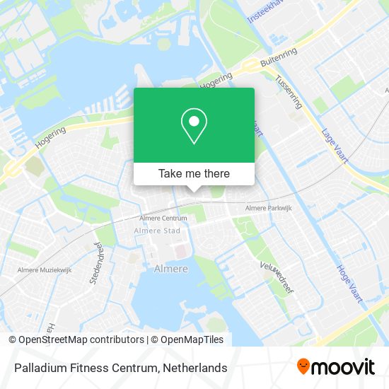 Palladium Fitness Centrum map
