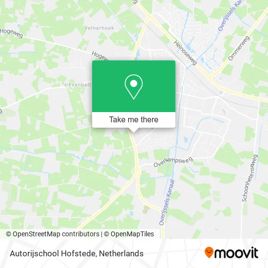 Autorijschool Hofstede map