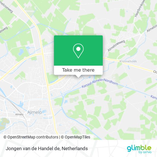 Jongen van de Handel de map