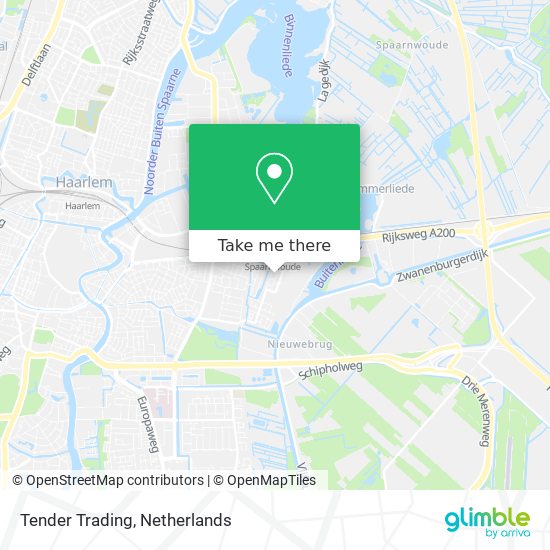 Tender Trading map