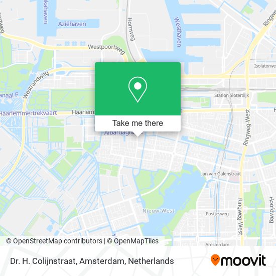 Dr. H. Colijnstraat, Amsterdam map