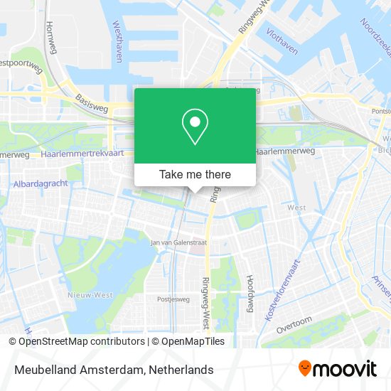 Meubelland Amsterdam map