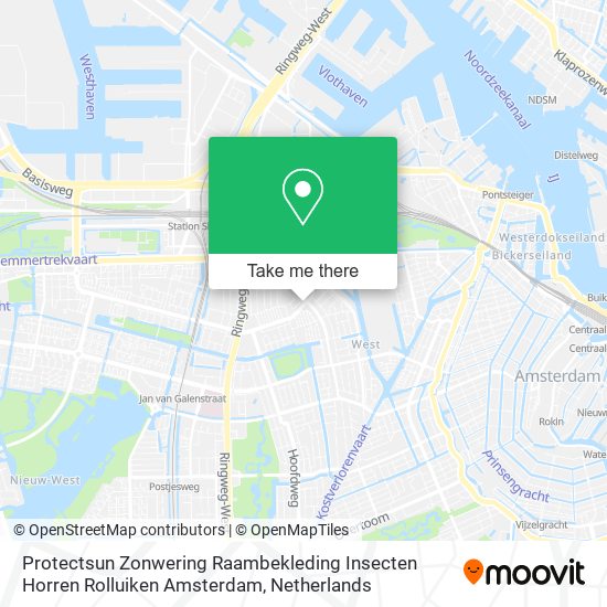 Protectsun Zonwering Raambekleding Insecten Horren Rolluiken Amsterdam map