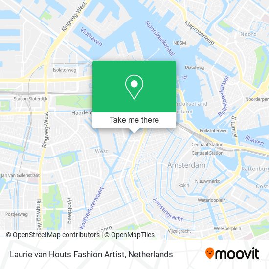 Laurie van Houts Fashion Artist map