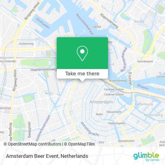 Amsterdam Beer Event map