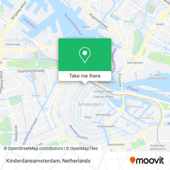 Kinderdansamsterdam map