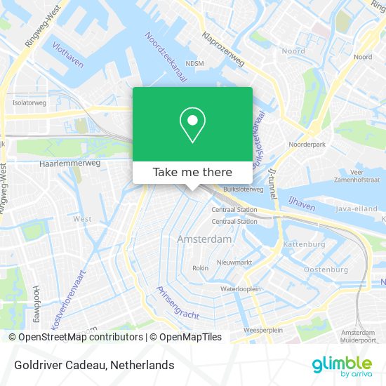 Goldriver Cadeau map