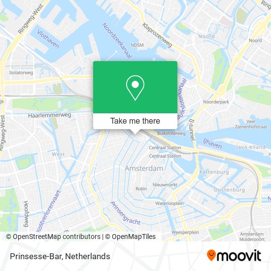 Prinsesse-Bar map