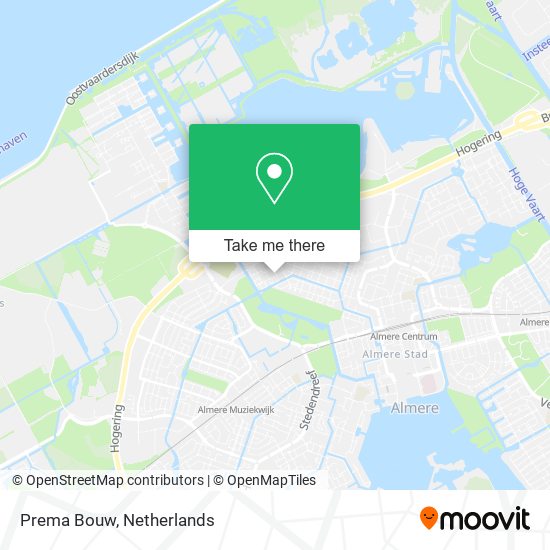 Prema Bouw map