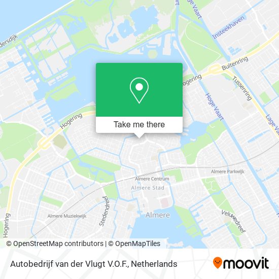 Autobedrijf van der Vlugt V.O.F. map