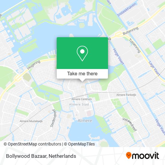 Bollywood Bazaar map