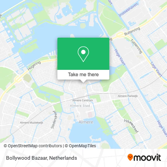Bollywood Bazaar map