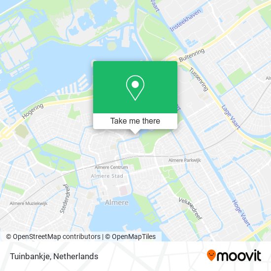 Tuinbankje map