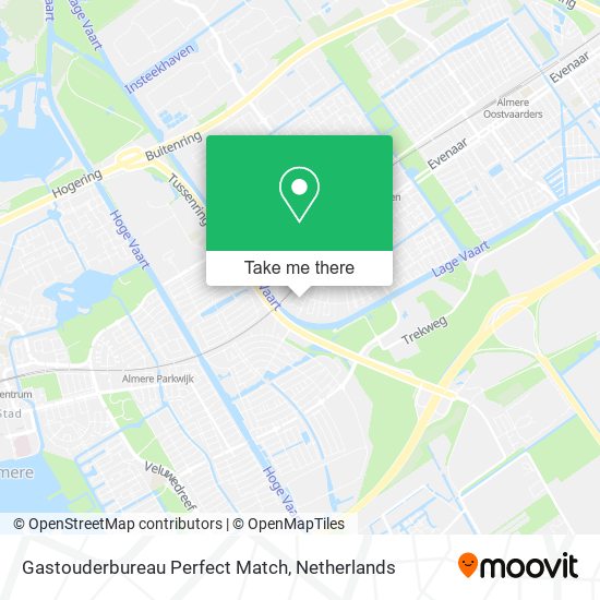 Gastouderbureau Perfect Match map