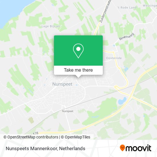 Nunspeets Mannenkoor map