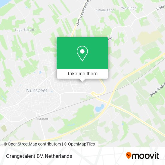 Orangetalent BV map