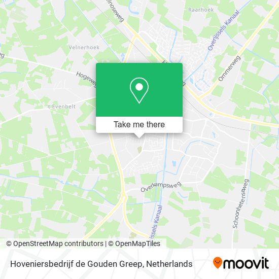 Hoveniersbedrijf de Gouden Greep map