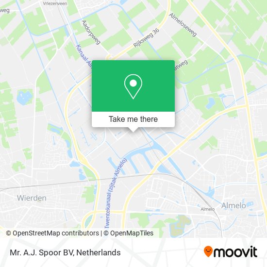 Mr. A.J. Spoor BV map