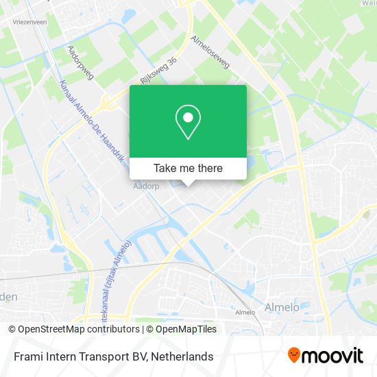 Frami Intern Transport BV map