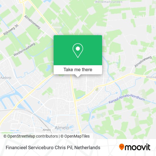 Financieel Serviceburo Chris Pil map