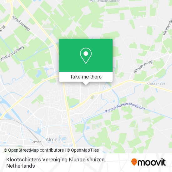 Klootschieters Vereniging Kluppelshuizen map