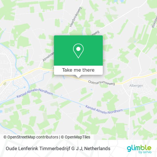 Oude Lenferink Timmerbedrijf G J J map