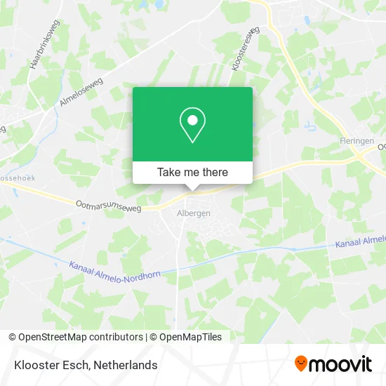 Klooster Esch map