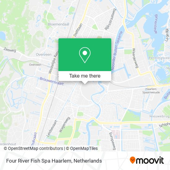 Four River Fish Spa Haarlem map