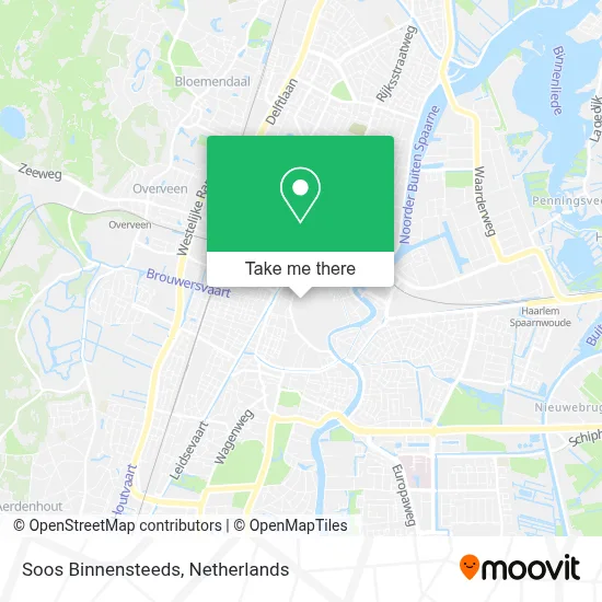 Soos Binnensteeds map