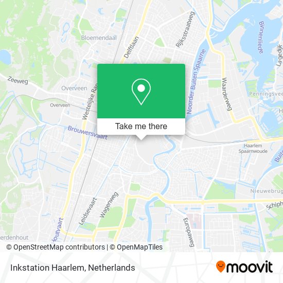 Inkstation Haarlem map