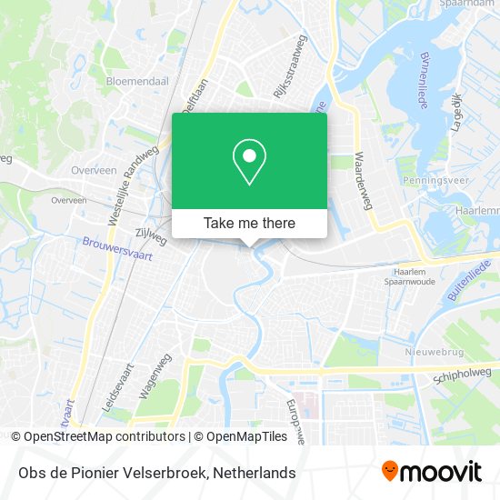 Obs de Pionier Velserbroek map