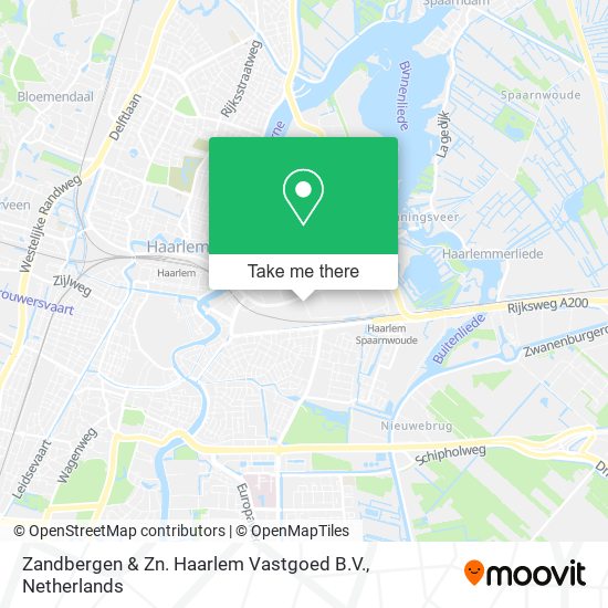 Zandbergen & Zn. Haarlem Vastgoed B.V. map
