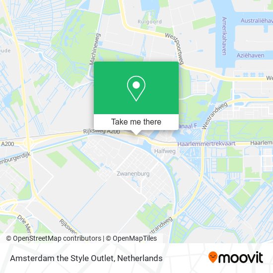 Amsterdam the Style Outlet map