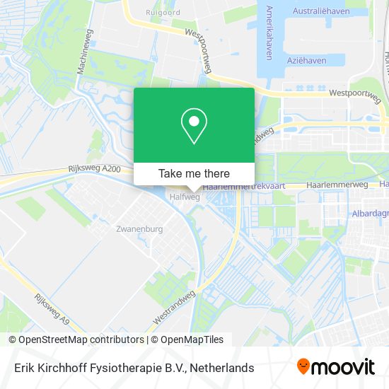 Erik Kirchhoff Fysiotherapie B.V. map